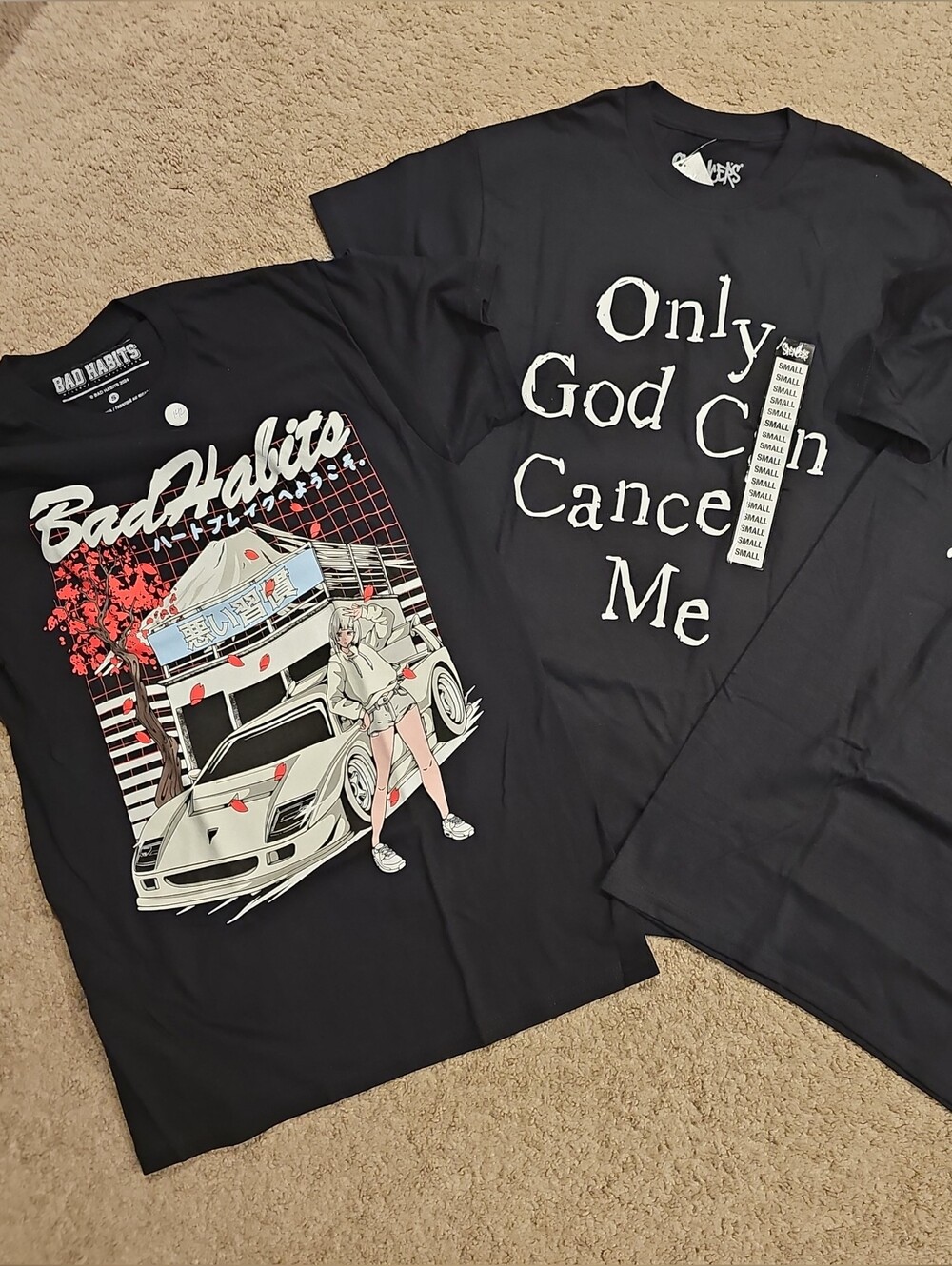 Black Graphic Tee Bundle All 3